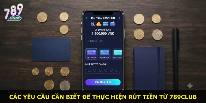Các yêu cầu cần biết để thực hiện rút tiền từ 789Club