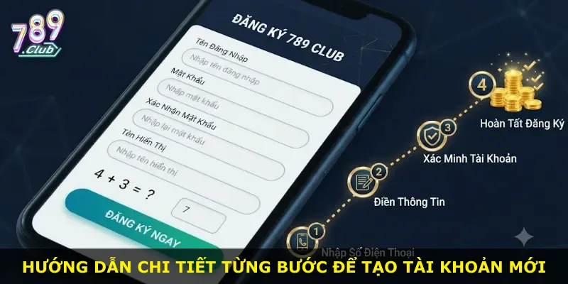 Hướng dẫn chi tiết từng bước để tạo tài khoản mới