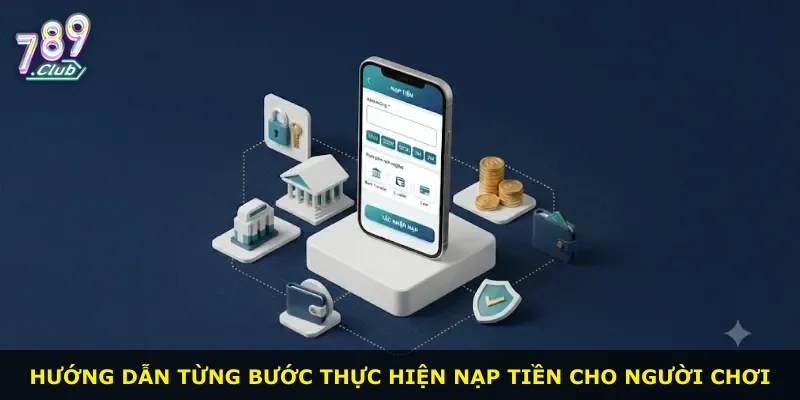 Hướng dẫn từng bước thực hiện nạp tiền cho người chơi