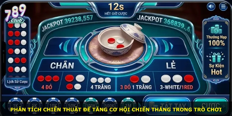 Phân tích chiến thuật để tăng cơ hội chiến thắng trong trò chơi